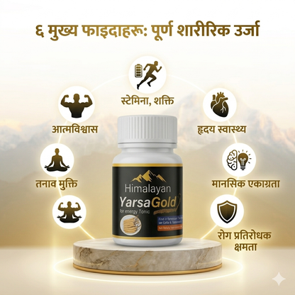 Himalayan Yarsha Gold 30 Capsules + 5 Capsules Free Total 35 Capsules