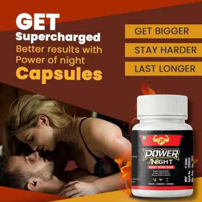 Power of Night – 15 Capsules | Sexual Power Booster for Men